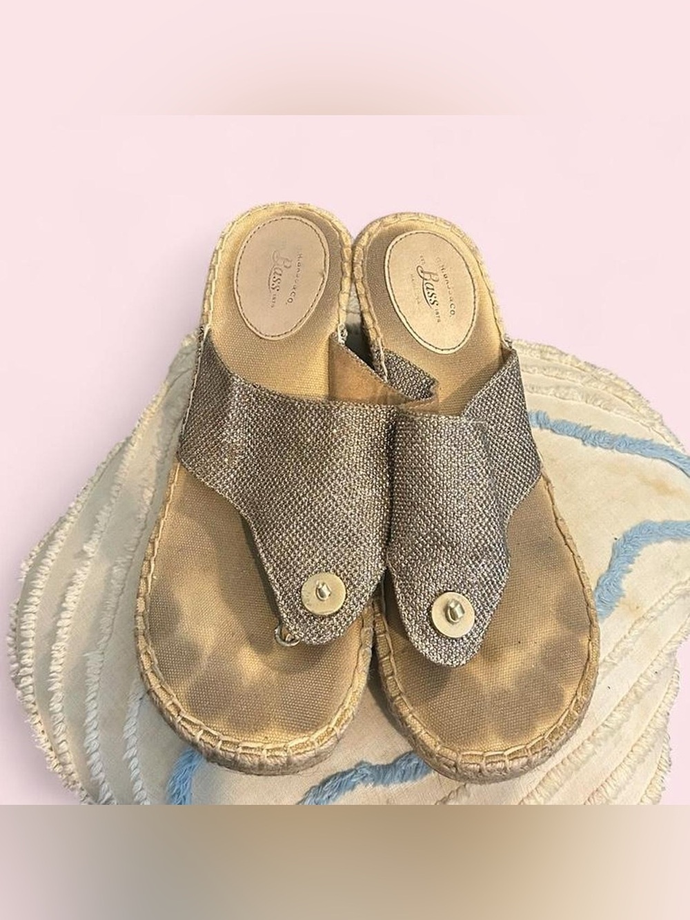 ✨G.H Bass & Co. Glitter Wedges 8✨